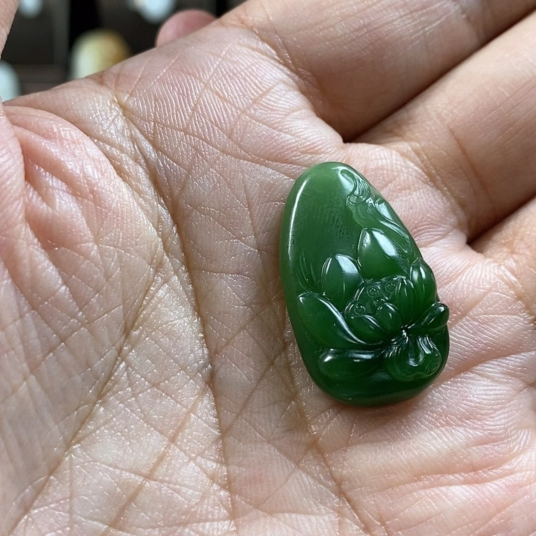 天***鱼和田玉未镶嵌吊坠(不含链)