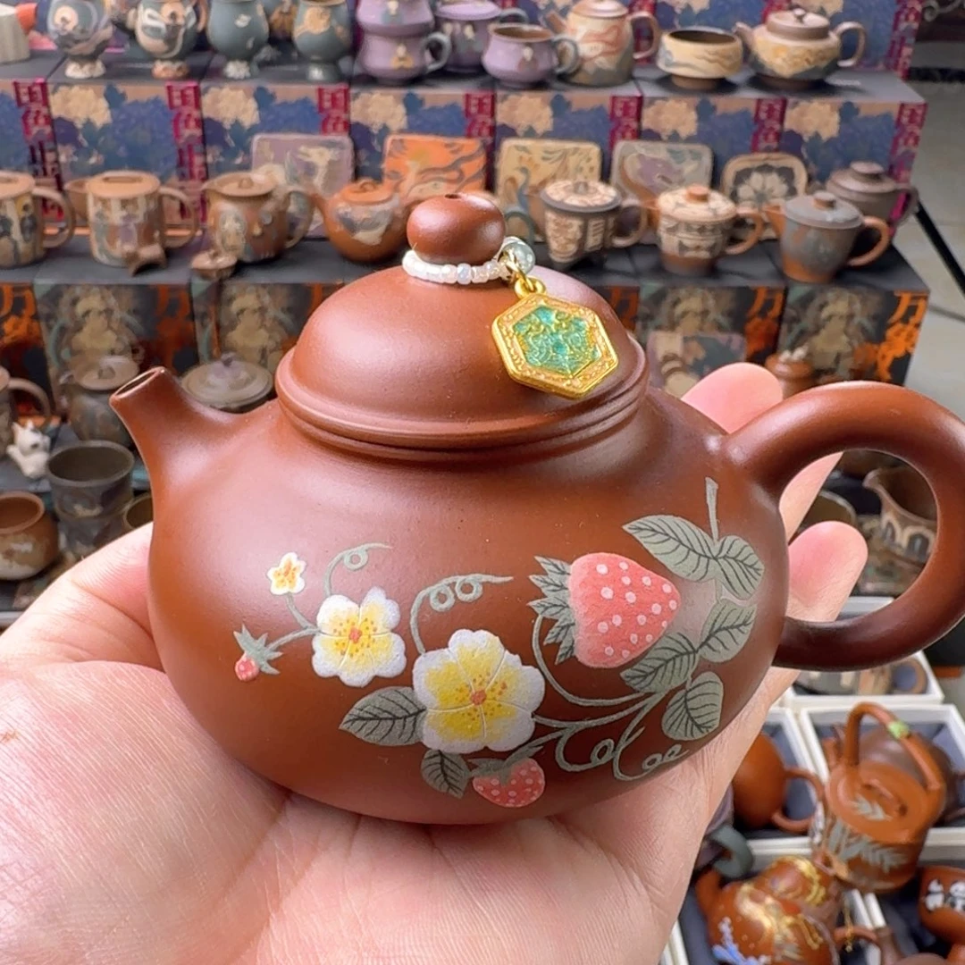 茶壶紫砂150ml原矿精工半手