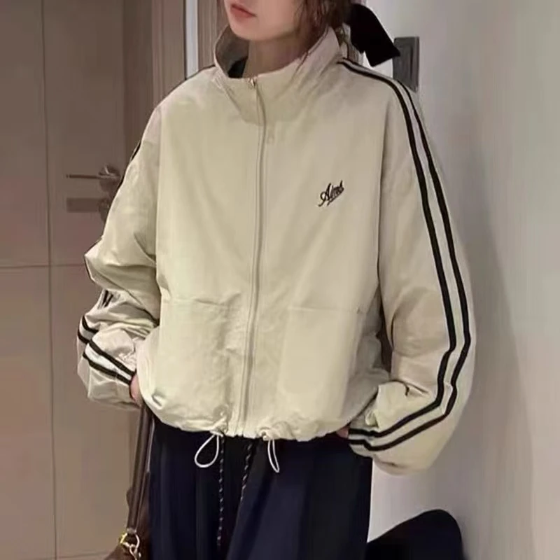 【DD-女装】春秋款潮流立领外套时尚休闲百搭运动风春季秋季