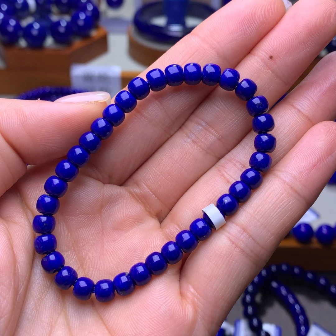 青金石手串未镶嵌5.5mm929