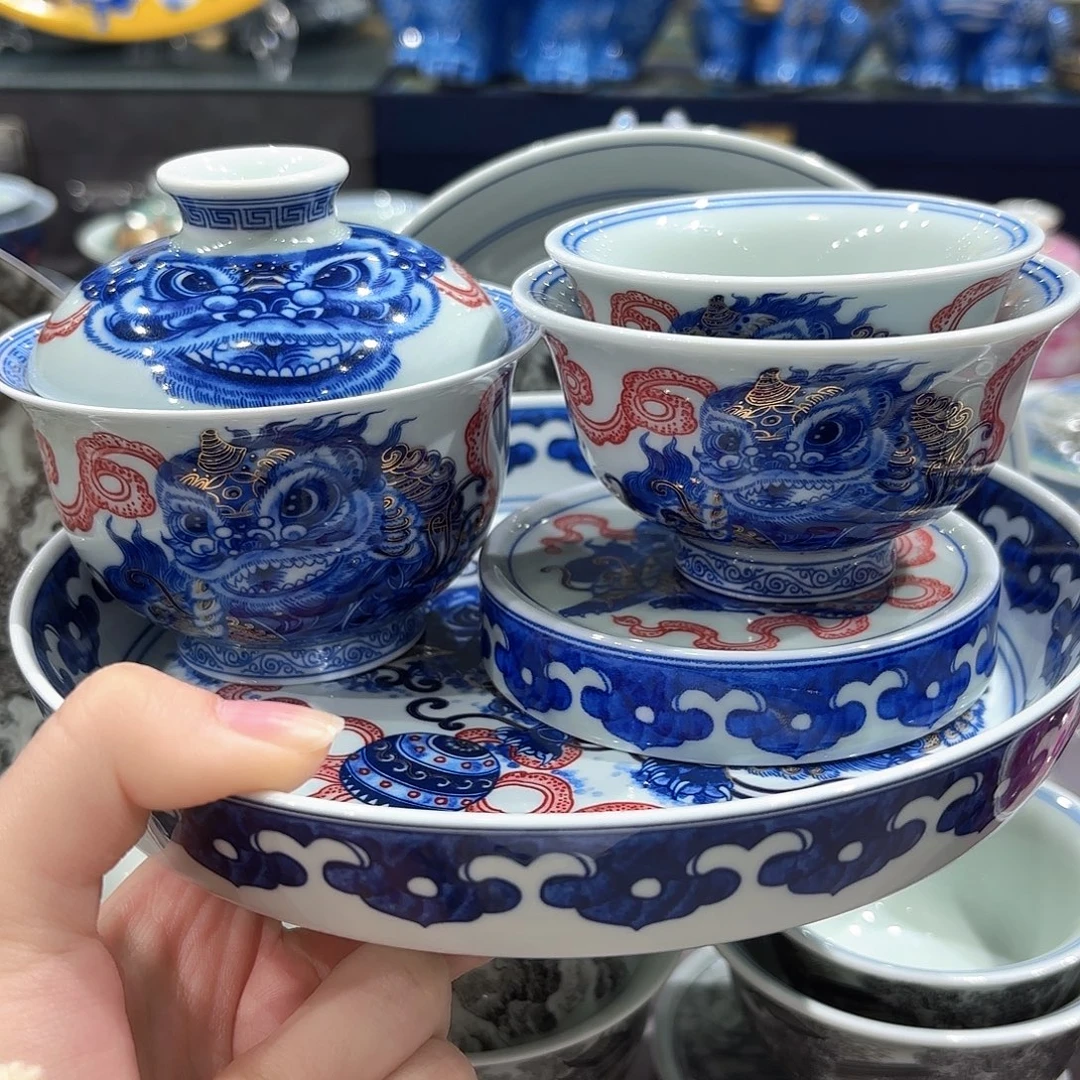 瓷片景德镇瓷器精品陈列