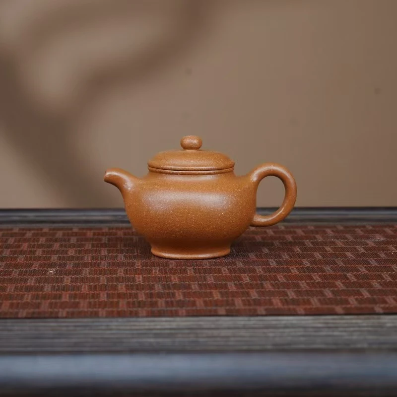 LCM沉香段【掇只250CC】宜兴黄龙山原矿手工紫砂壶