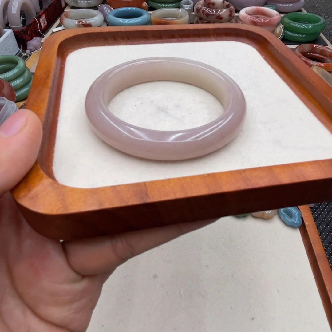 石英质玉未镶嵌圈口53