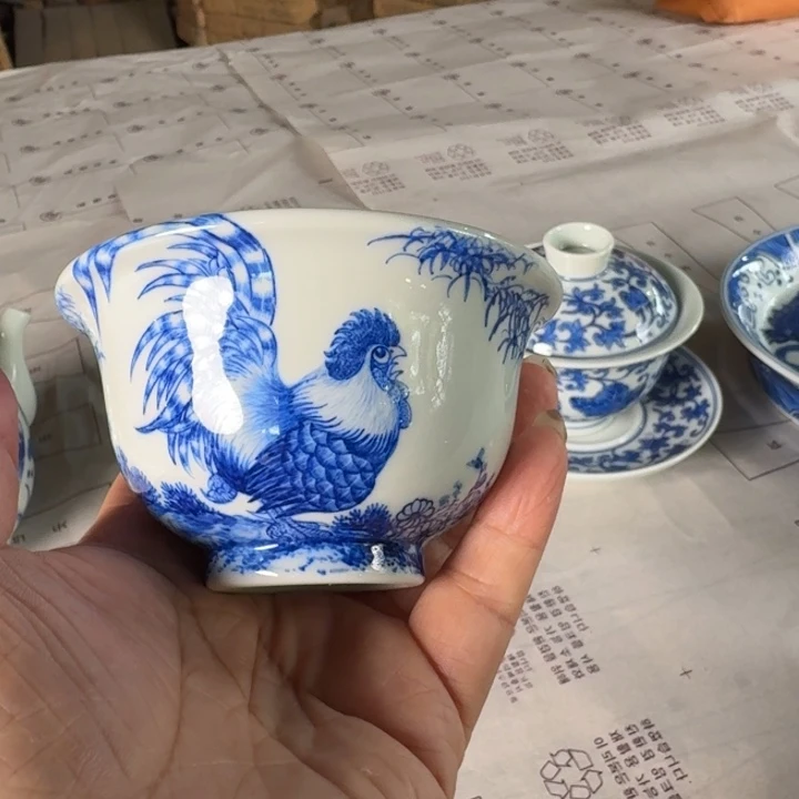 景德镇陶瓷柴窑单杯