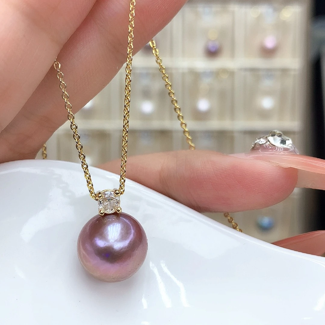 淡水珍珠合金颈饰