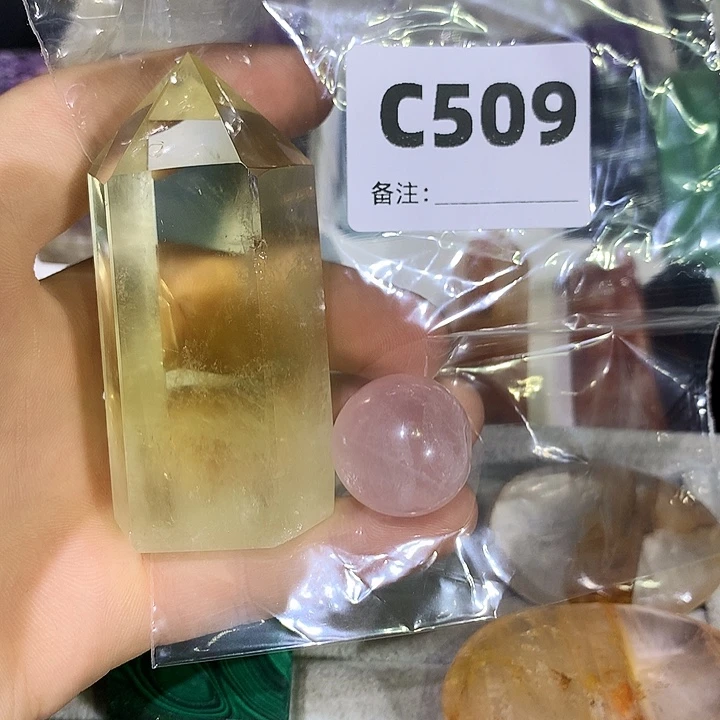 一***欢未镶嵌珠宝半成品水晶天然水晶C509