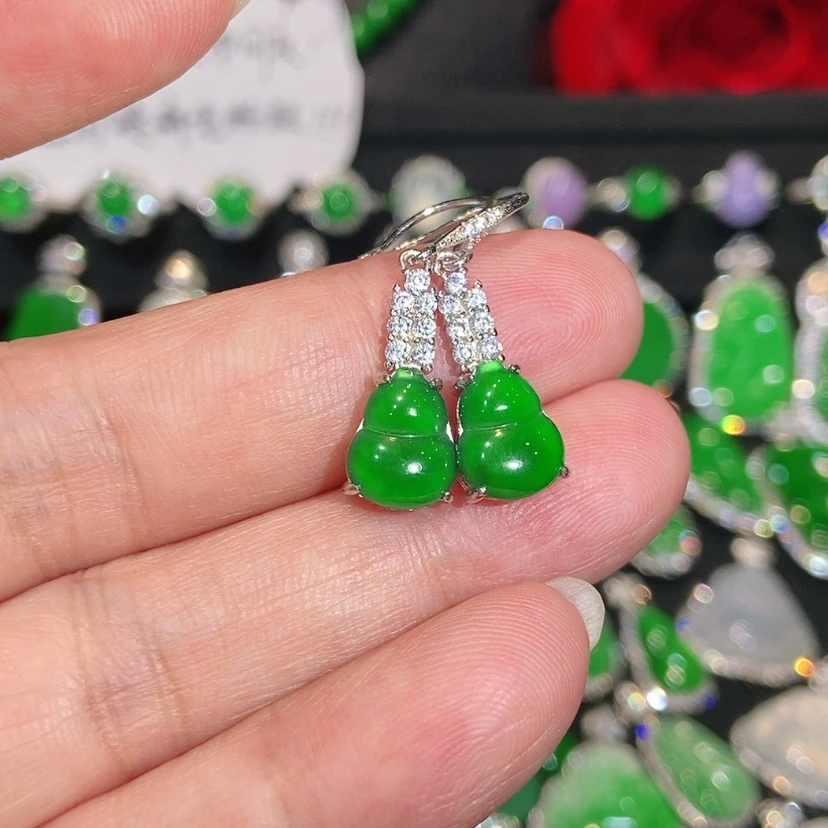 【闪购商品】未镶嵌翡翠耳饰天然翡翠