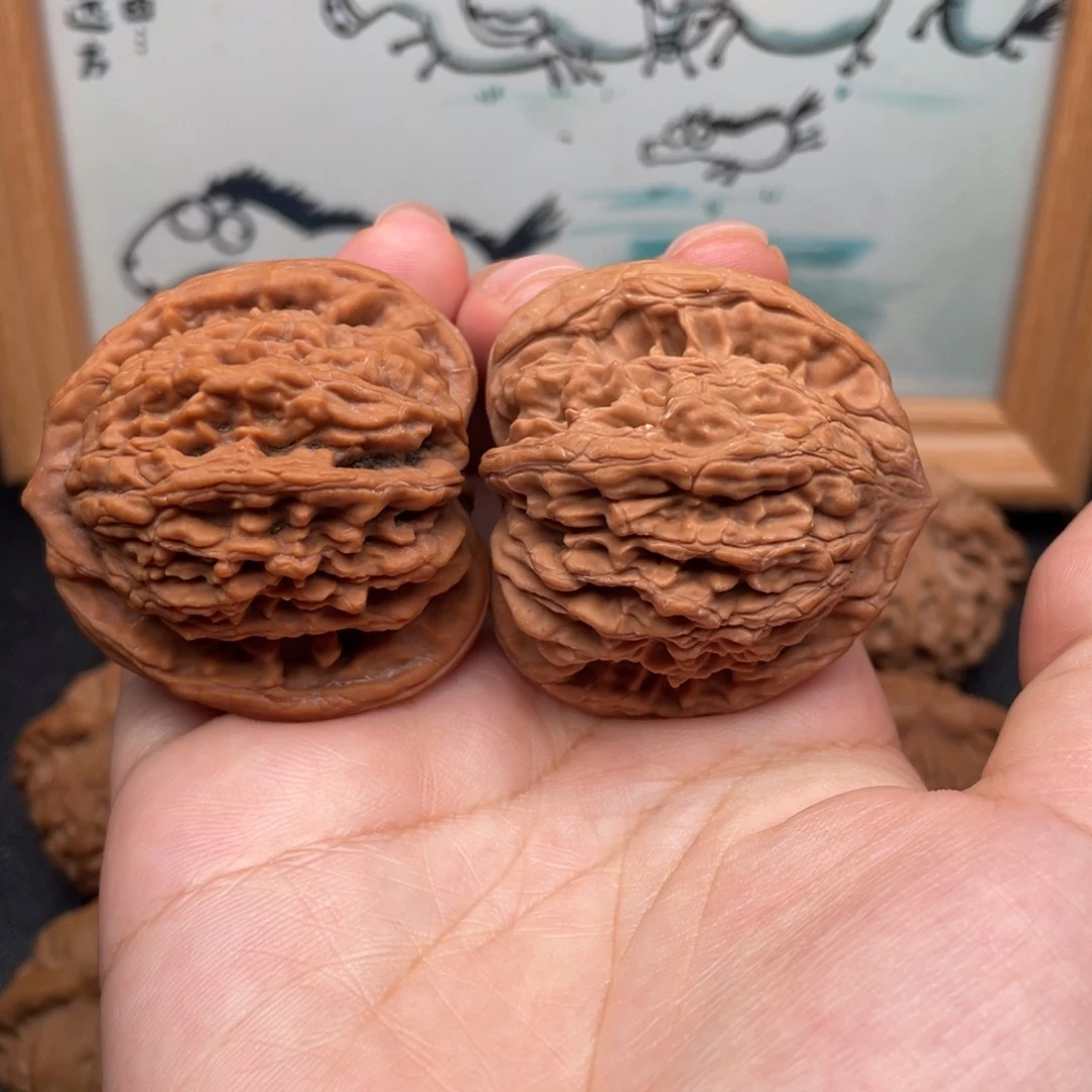 文玩核桃吊坠43全品麦穗虎头