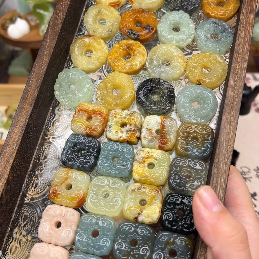 蛇纹石玉合金任选两件