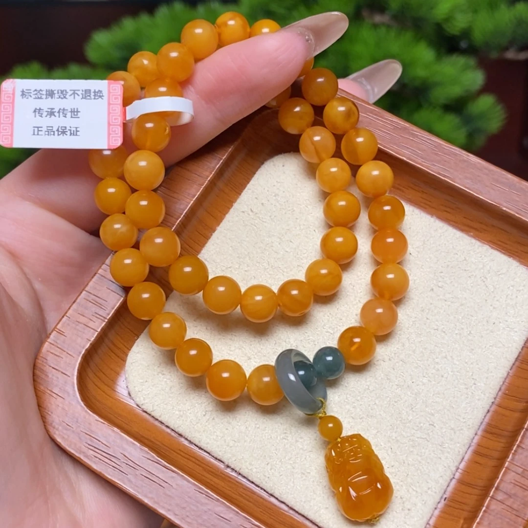 【闪购商品】未镶嵌蜜蜡手链手串