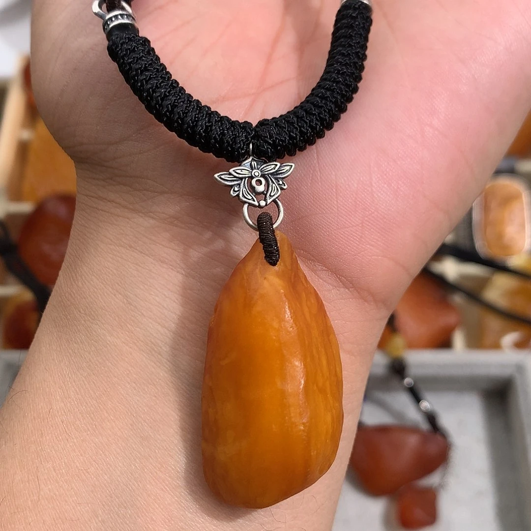 蜜蜡裸石未镶嵌你