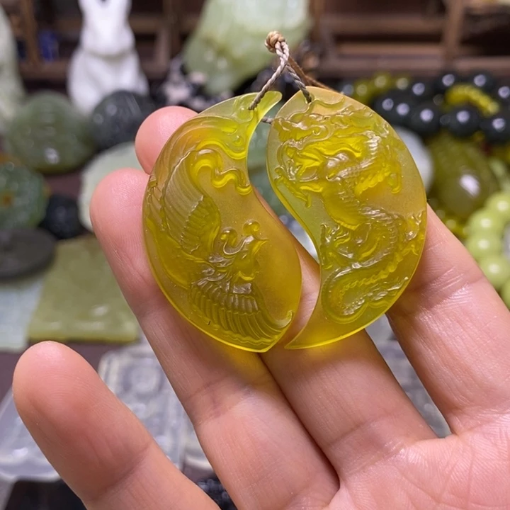 岫玉未镶嵌岫玉颈饰