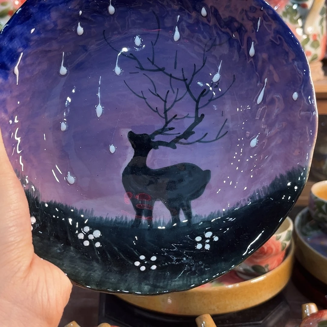 景德镇手工手绘高温釉下彩