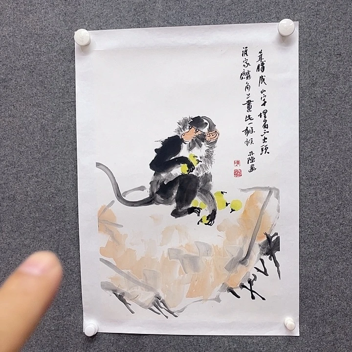 国画新年愿望也能顺顺利利