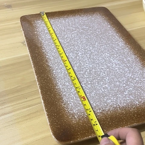 微瑕，不能明火，长35宽25长方菜板