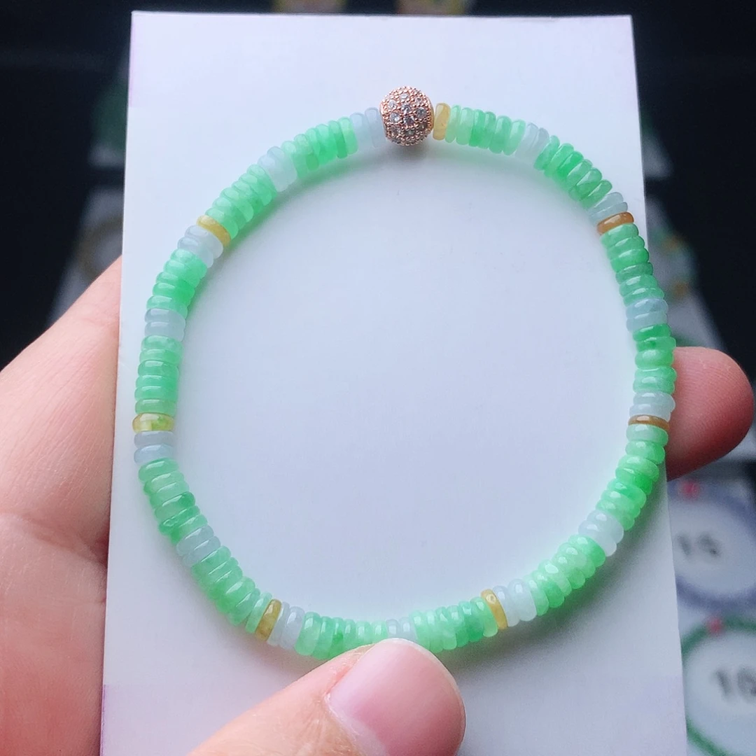 翡翠未镶嵌手链翡翠