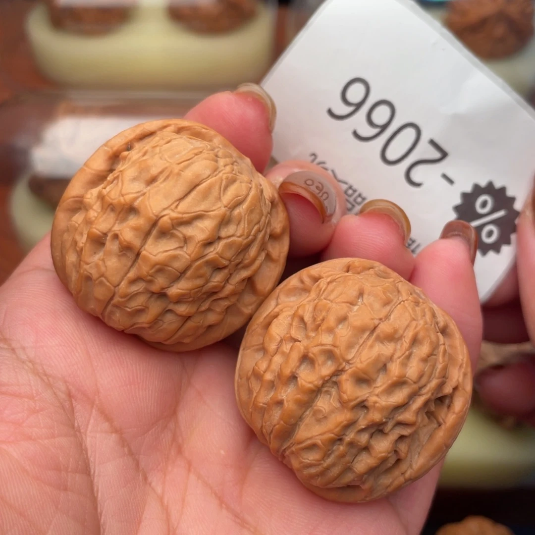 文玩核桃把件36头货甲古纹