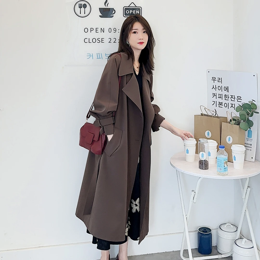 今年流行的气质大衣女大码秋季风衣外套女春2025年新款长款高级感