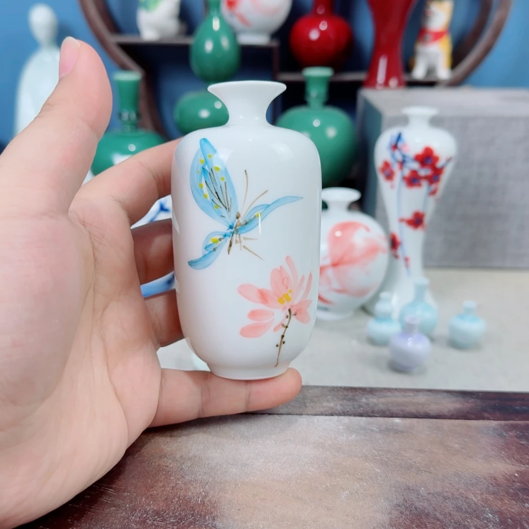 陶瓷手工小花器摆件