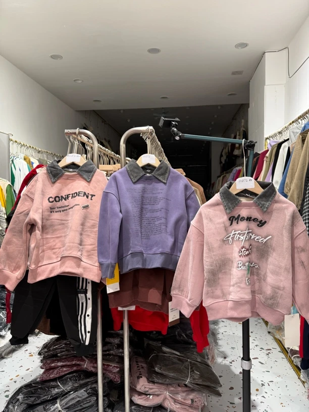 00872秋冬新款男女童同款加绒卫衣