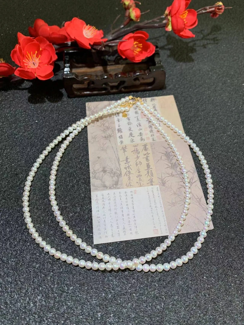 40厘米极光珍珠项链F830多样性发一