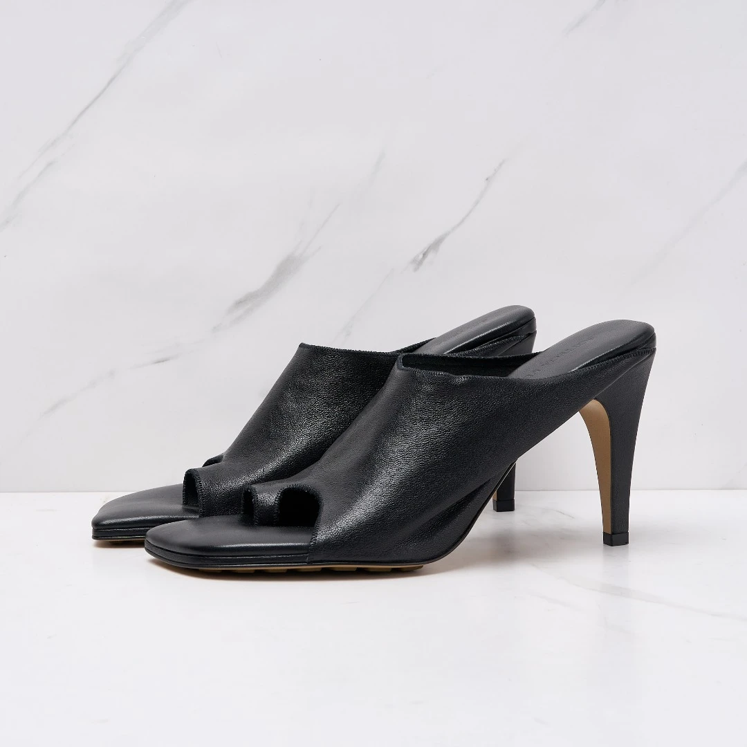 全新未使用/Bottega Veneta女士高跟穆勒鞋BVGS00297