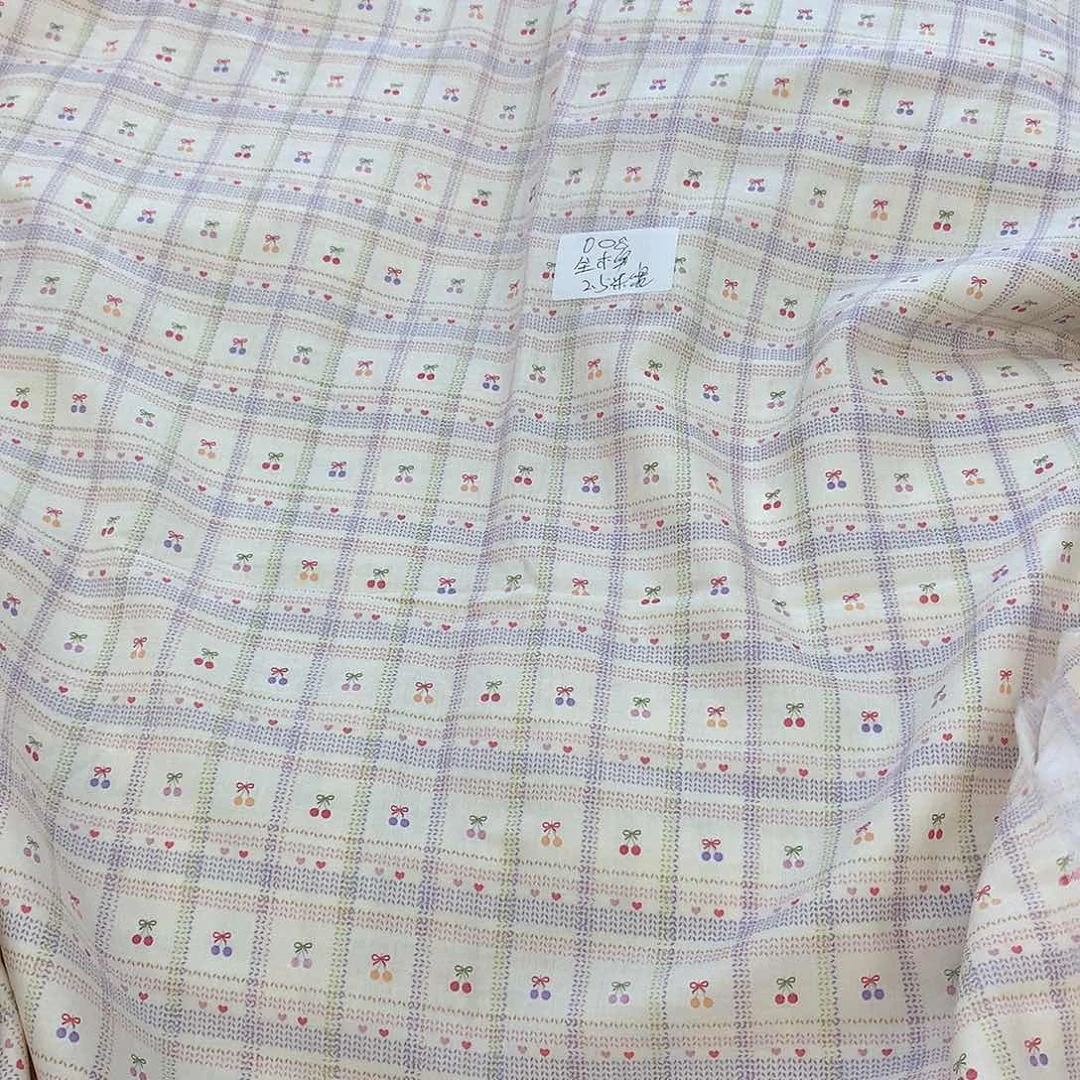 棉008全棉2.5米宽双层纱类