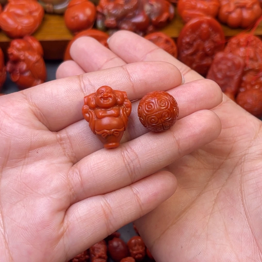 j***k南红玛瑙未镶嵌川料瓦西精品套装