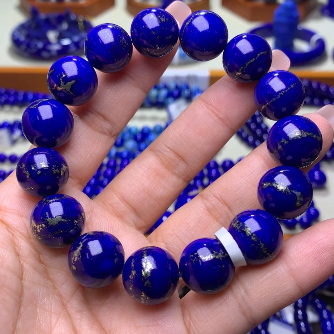 青金石手串未镶嵌14.5m