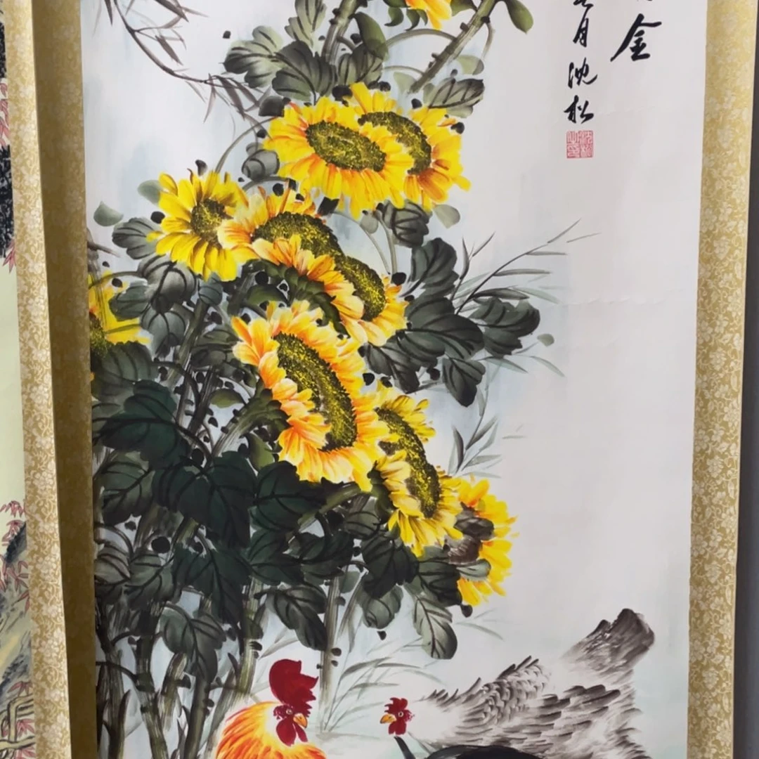 国画老师手笔手绘作品y