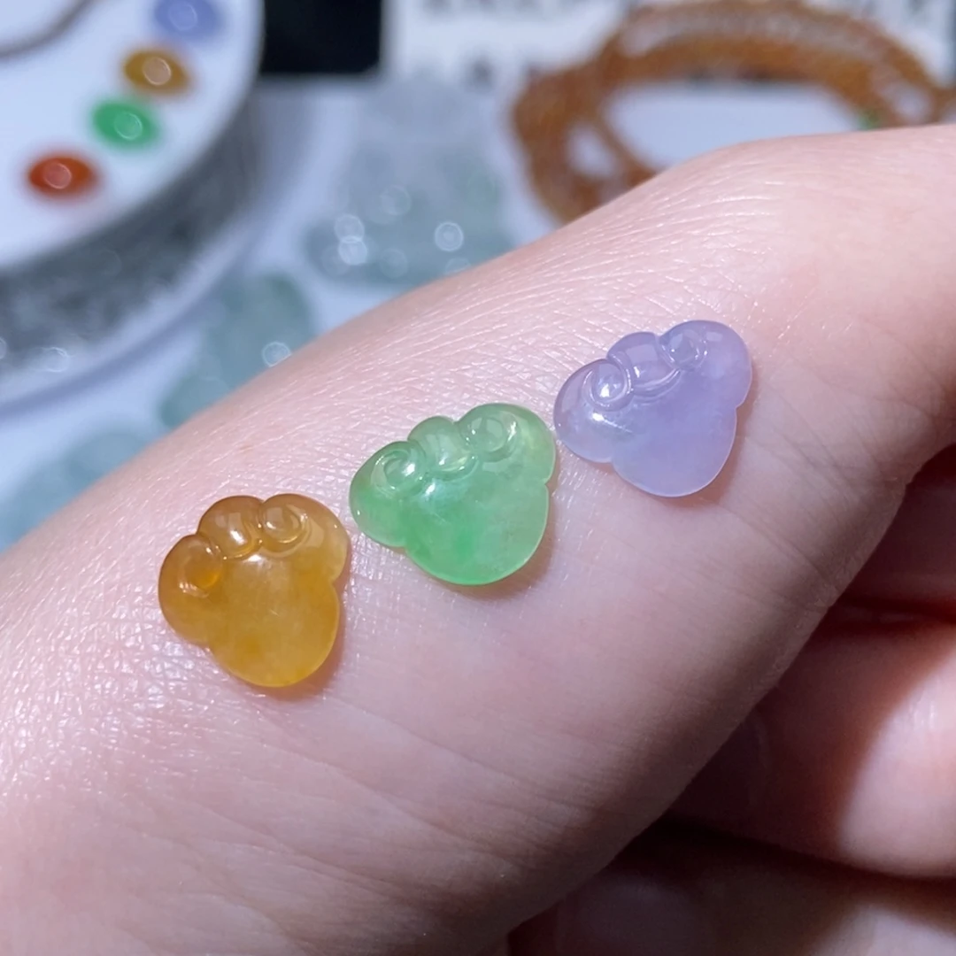 定制翡翠未镶嵌翡翠10.4/8.5/2.6