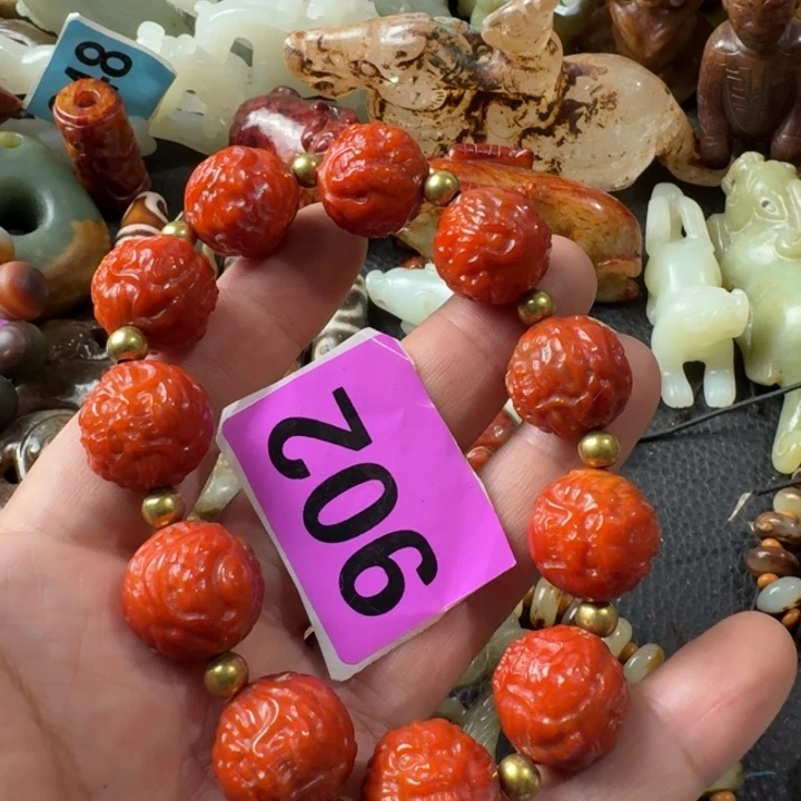 玛瑙/玉髓颈饰合金未**缪