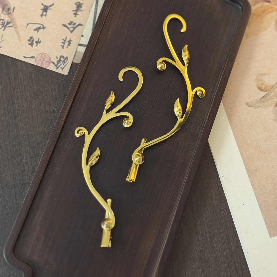 金色【仙气•花枝】古风汉服配饰