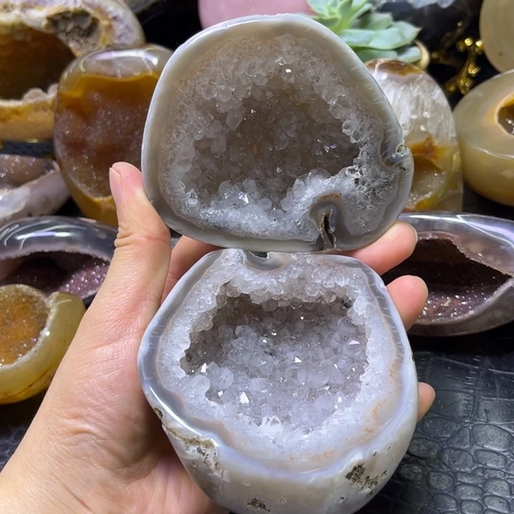 水晶发饰未镶嵌白晶盆