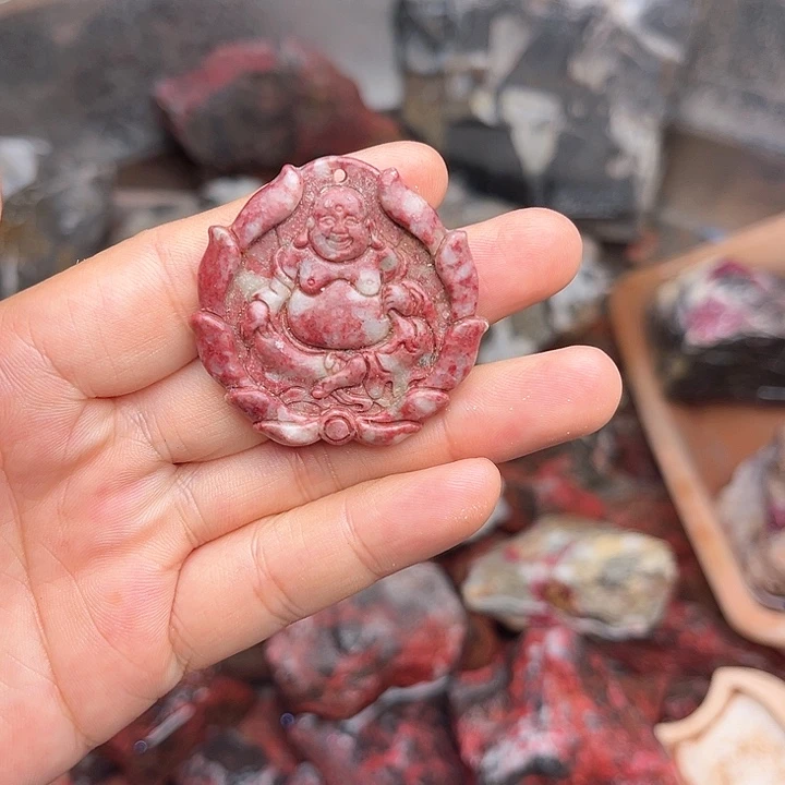 【闪购商品】天然辰砂天然原矿朱砂吊坠