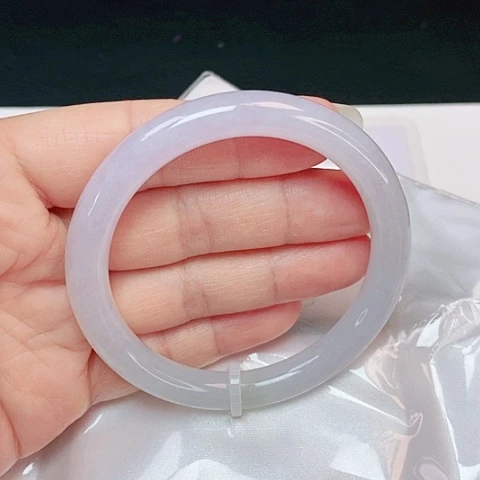 【闪购商品】翡翠手镯未镶嵌圆条56.2