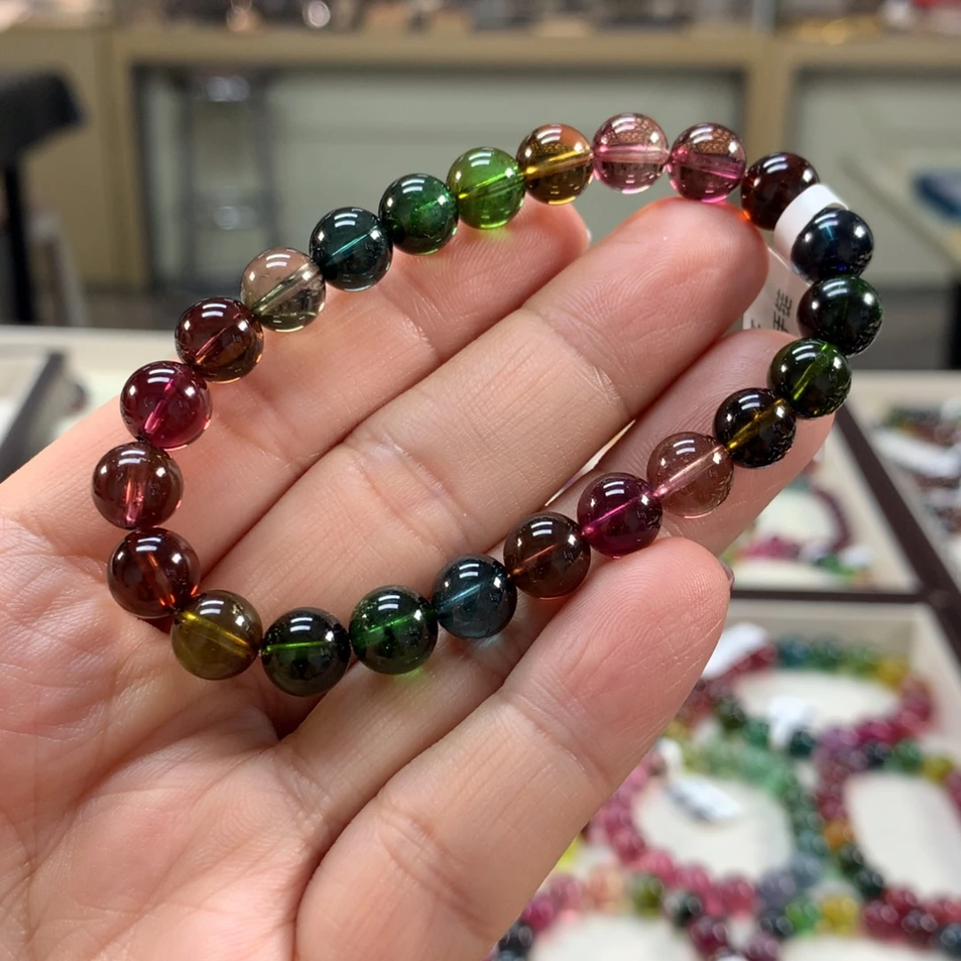 未镶嵌手链碧玺8.5左右