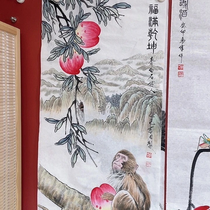 国画冯老师手绘作品