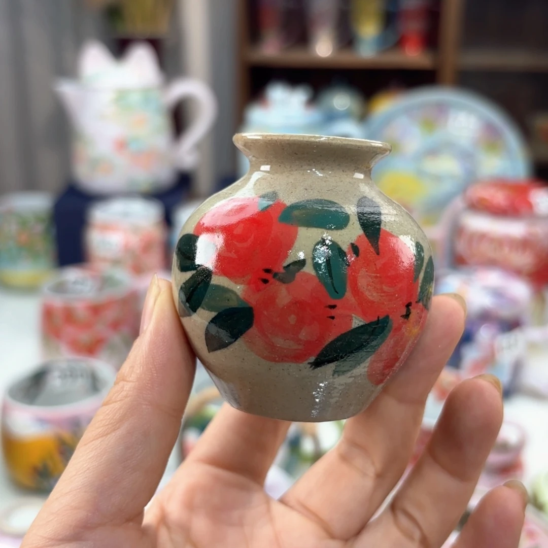 景德镇手绘高温釉下彩陶瓷茶具