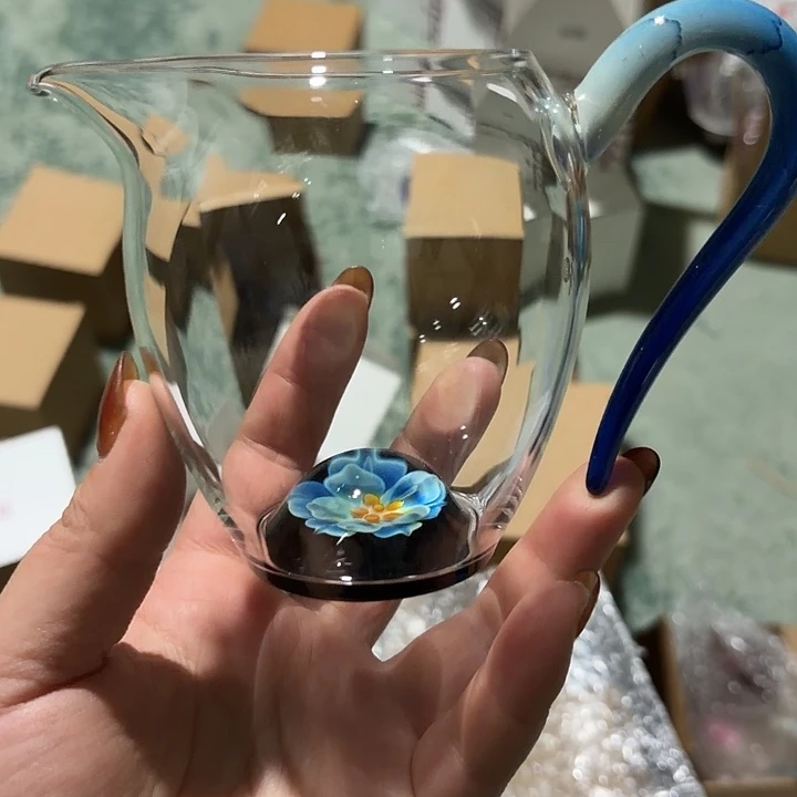 玻璃茶器兰花与怡然