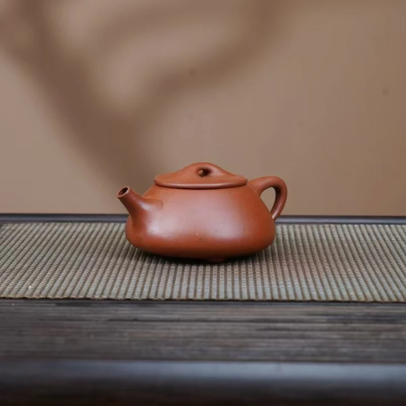 LHB老朱泥【景舟石瓢300CC+】宜兴黄龙山原矿手工紫砂壶