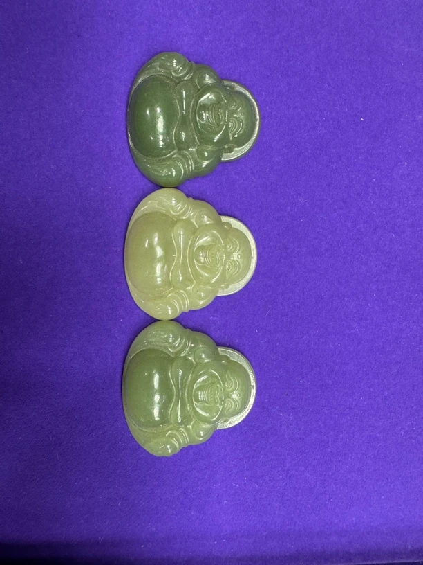 和田玉青海料大佛公50mm（多样性其一发货）