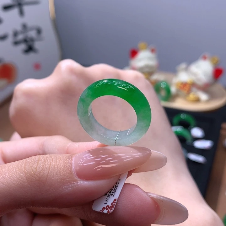 未镶嵌戒指翡翠10-11