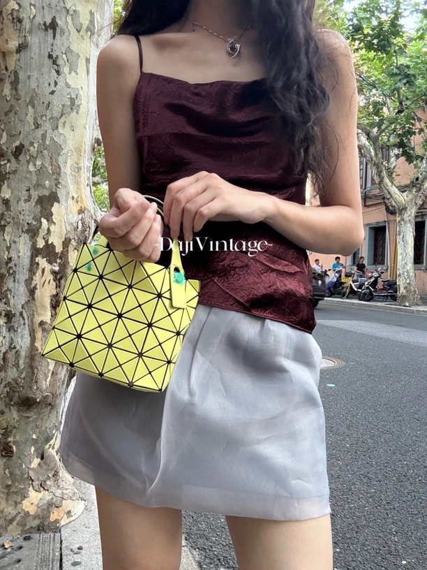 99新 Issey Miyake/三宅一生 大吉中古/sh/三宅一生立体手提包