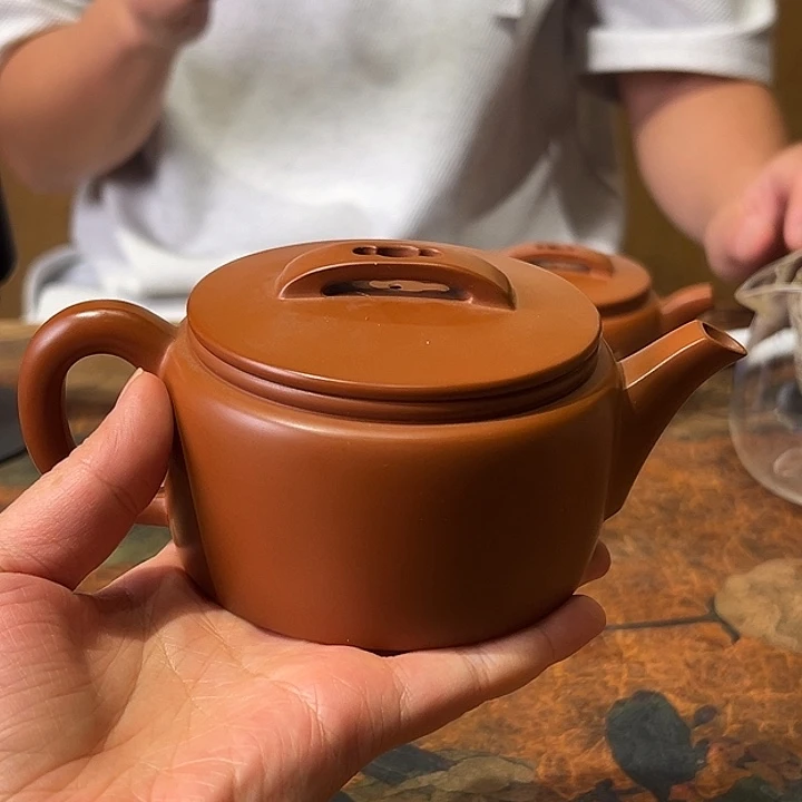 壶中**洱建水紫陶全手工制作