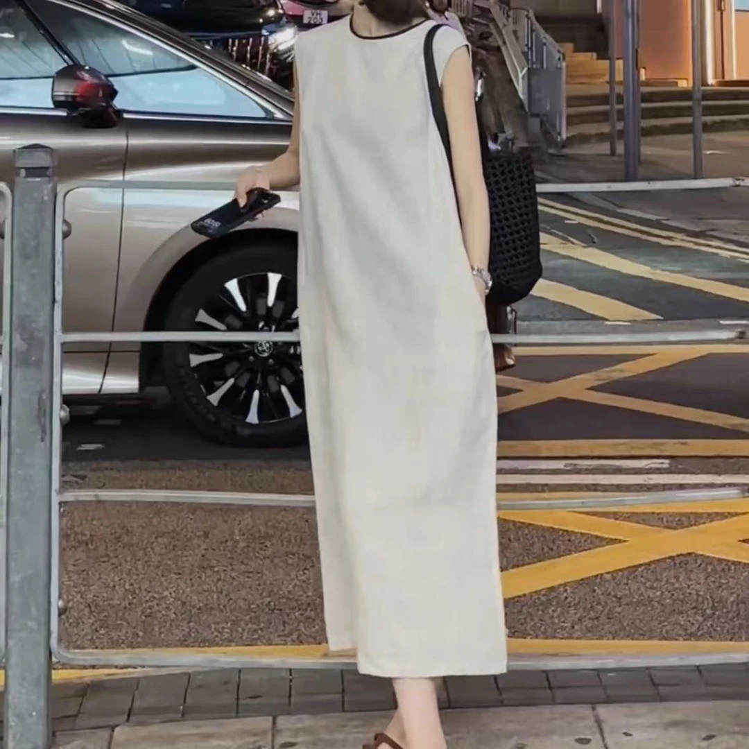 2025春季新款时尚显瘦气质女士网红洋气连衣裙百搭款K8019