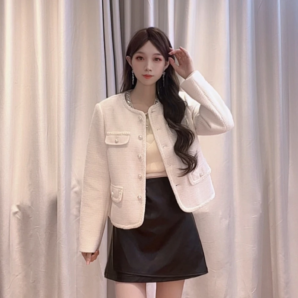 IEF/爱依服2025秋冬新款法式轻奢通勤气质成熟优雅百搭小香风外套