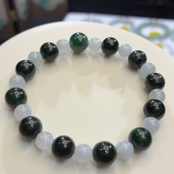 翡翠未镶嵌手链卡9.2福利款