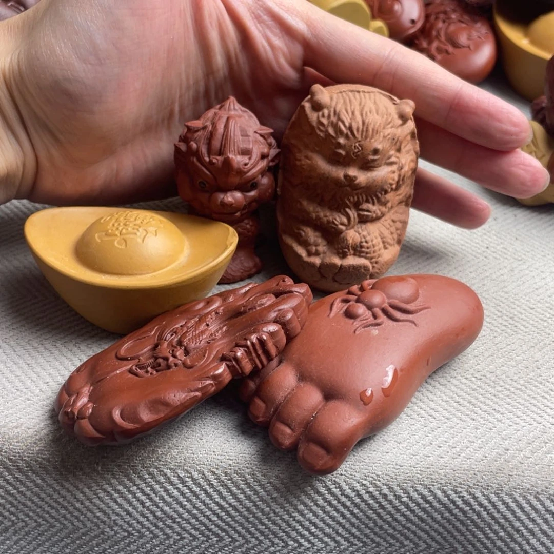 紫砂茶宠一****魂紫砂瑕疵