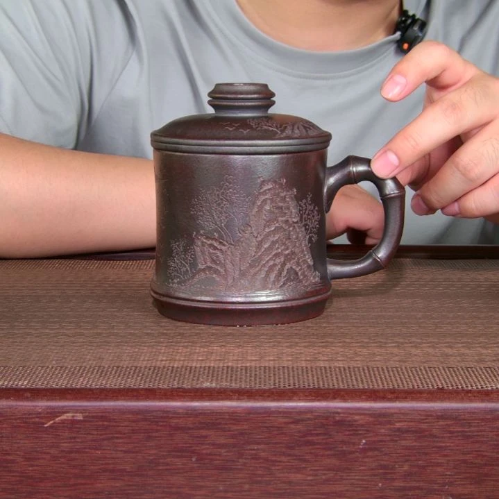 茶杯紫砂高货放漏